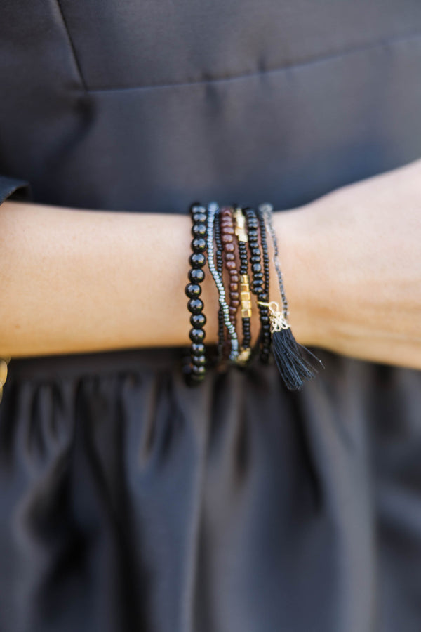 The Brittany Black Bracelet