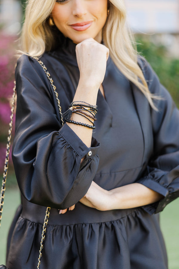 The Brittany Black Bracelet