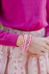 Girls: The Brittany Blush Pink Bracelet