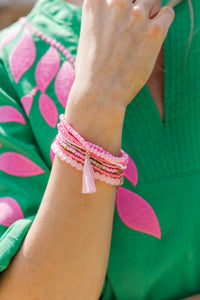 The Brittany Blush Pink Bracelet