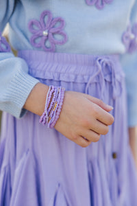 Girls: The Brittany Lavender Purple Bracelet