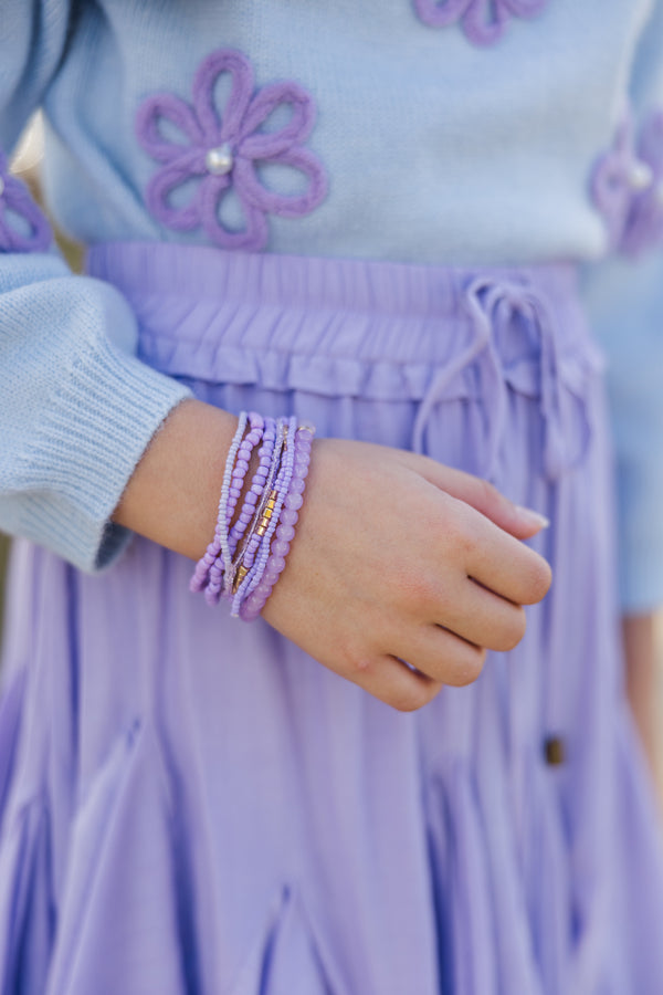 Girls: The Brittany Lavender Purple Bracelet