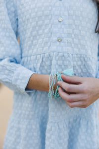 Girls: The Brittany Light Blue Bracelet