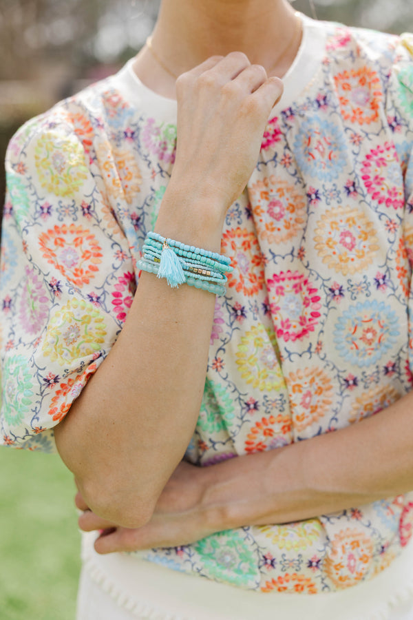 The Brittany Light Blue Bracelet