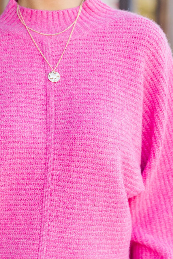 Easy Introductions Pink Sweater