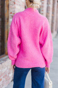 Easy Introductions Pink Sweater