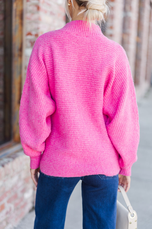 Easy Introductions Pink Sweater