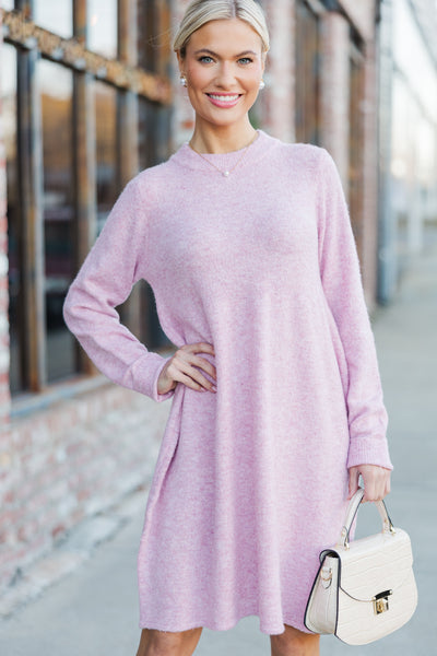 Be The One Pink Babydoll Sweater Dress – Shop the Mint