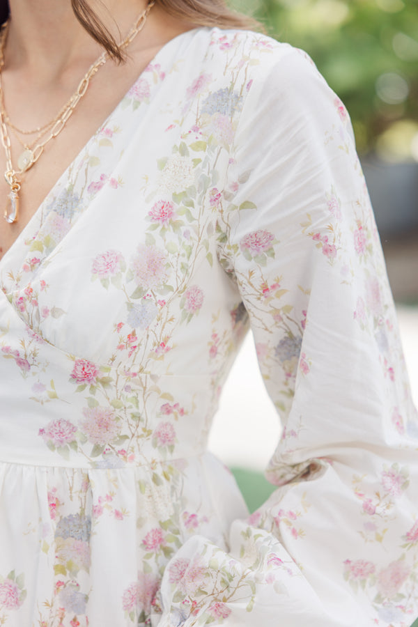 The Inspiration Cream Floral Maxi Dress Shop the Mint The Inspiration Cream Floral Maxi Dress Shop the Mint