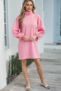 What You've Been Looking For Pink Quilted Dress