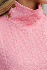 What You've Been Looking For Pink Quilted Dress