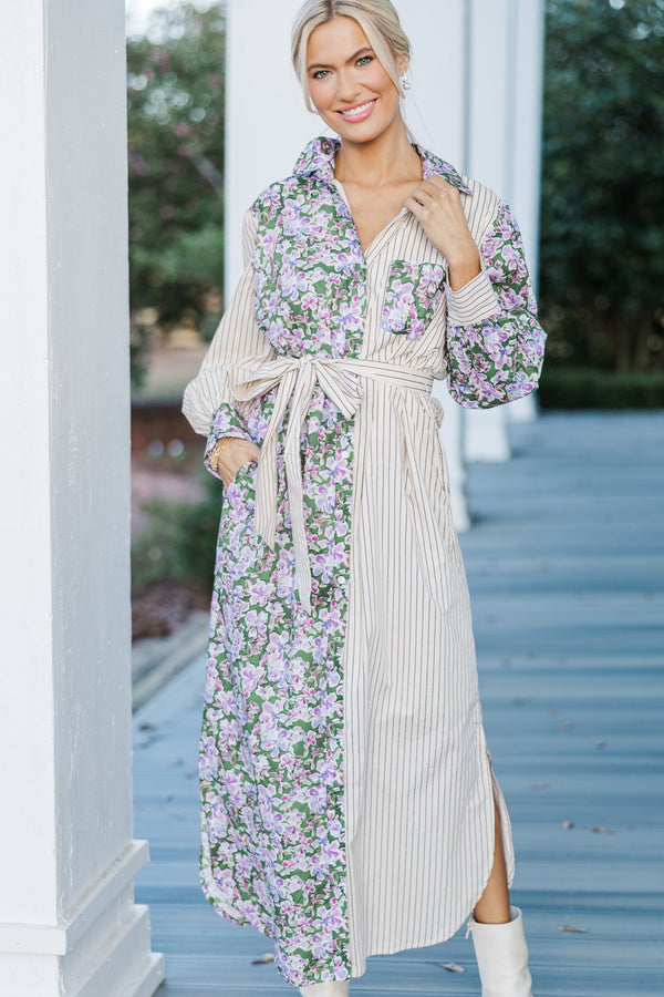 green ditsy midi dress Green Ditsy Floral Cap Sleeve Avery Midi Dress
