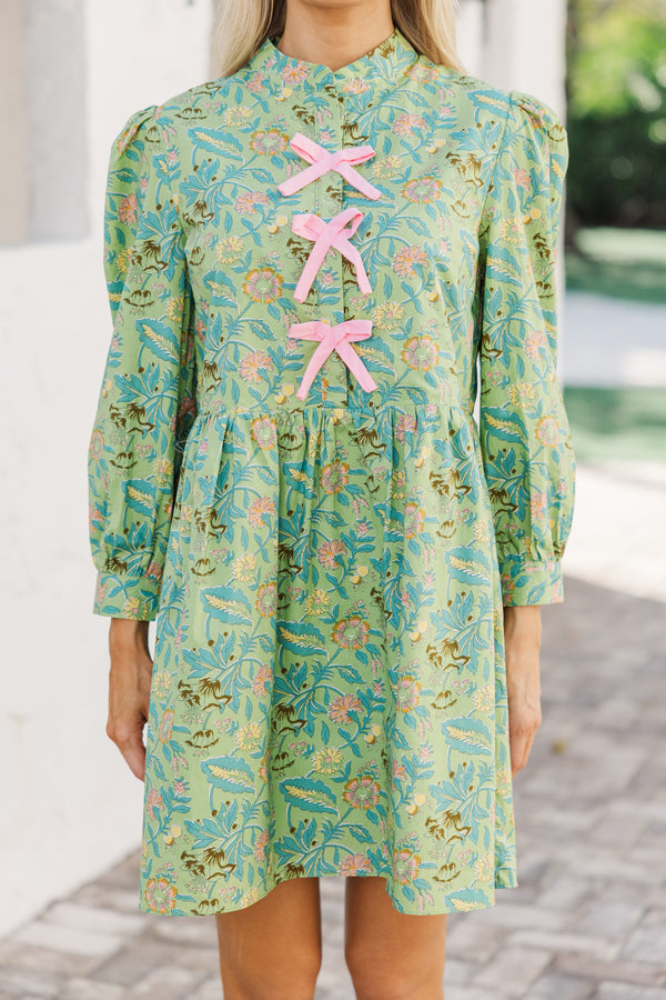There's Always Hope Green Floral Dress, Large - The Mint Julep Boutique | Women's Boutique Clothing There's Always Hope Green Floral Dress, Large - The Mint Julep Boutique | Women's Boutique Clothing