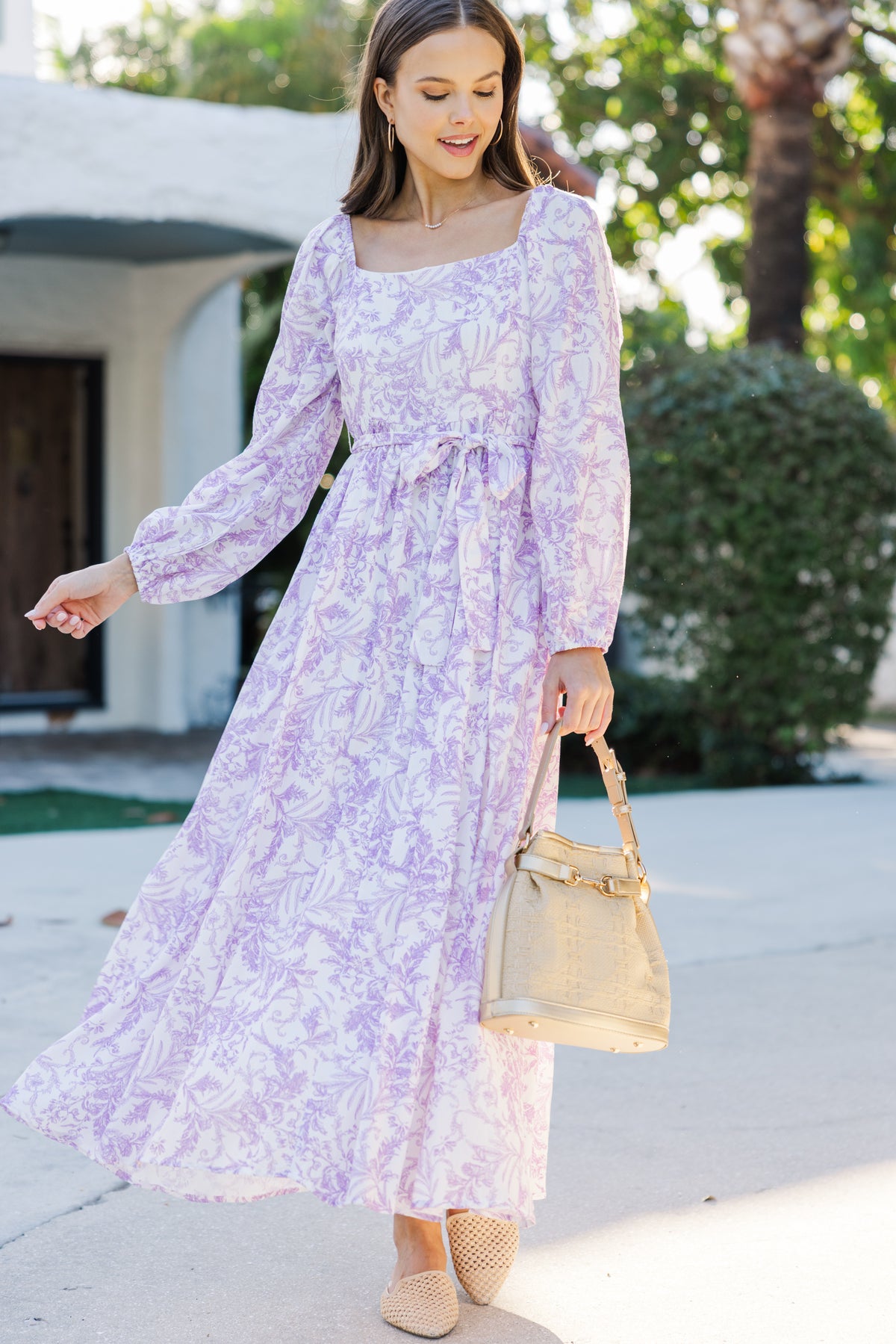 Elsie Dress - Lavender Soft Serve main image 1