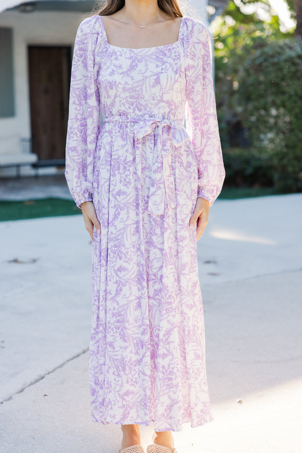 Elsie Dress - Lavender Soft Serve