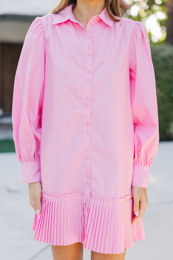 Feeling Serene Light Pink Shirt Dress Shop the Mint Feeling Serene Light Pink Shirt Dress Shop the Mint