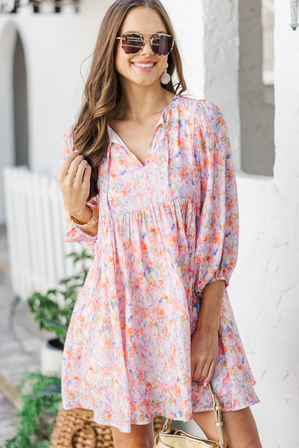 Through The Years Pink Watercolor Babydoll Dress – Shop the Mint Through The Years Pink Watercolor Babydoll Dress – Shop the Mint