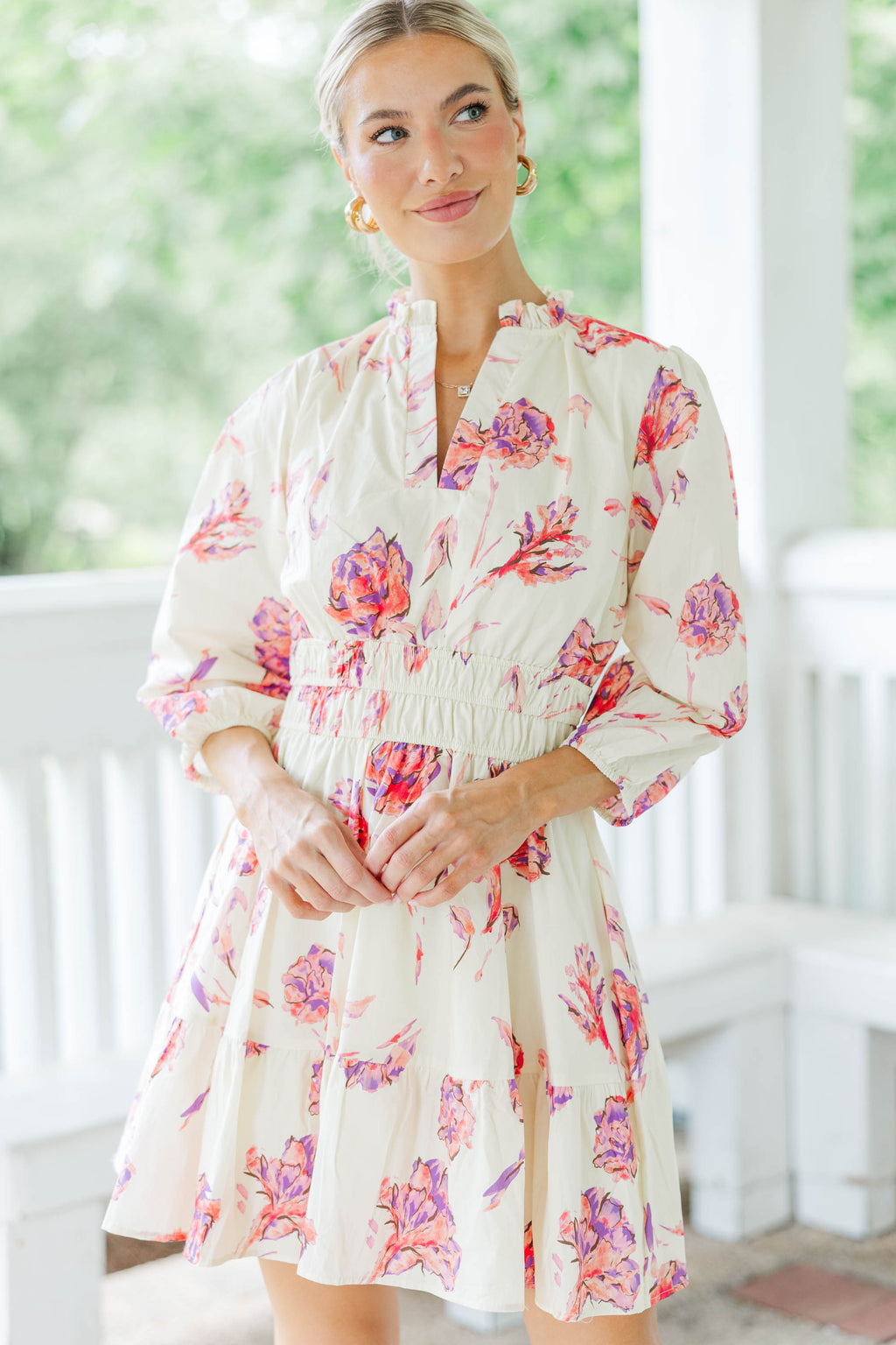 It's All Alright Cream Floral Dress – Shop the Mint