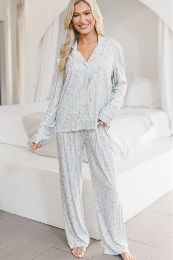 Classic Pajama Set Light Blue main image 0