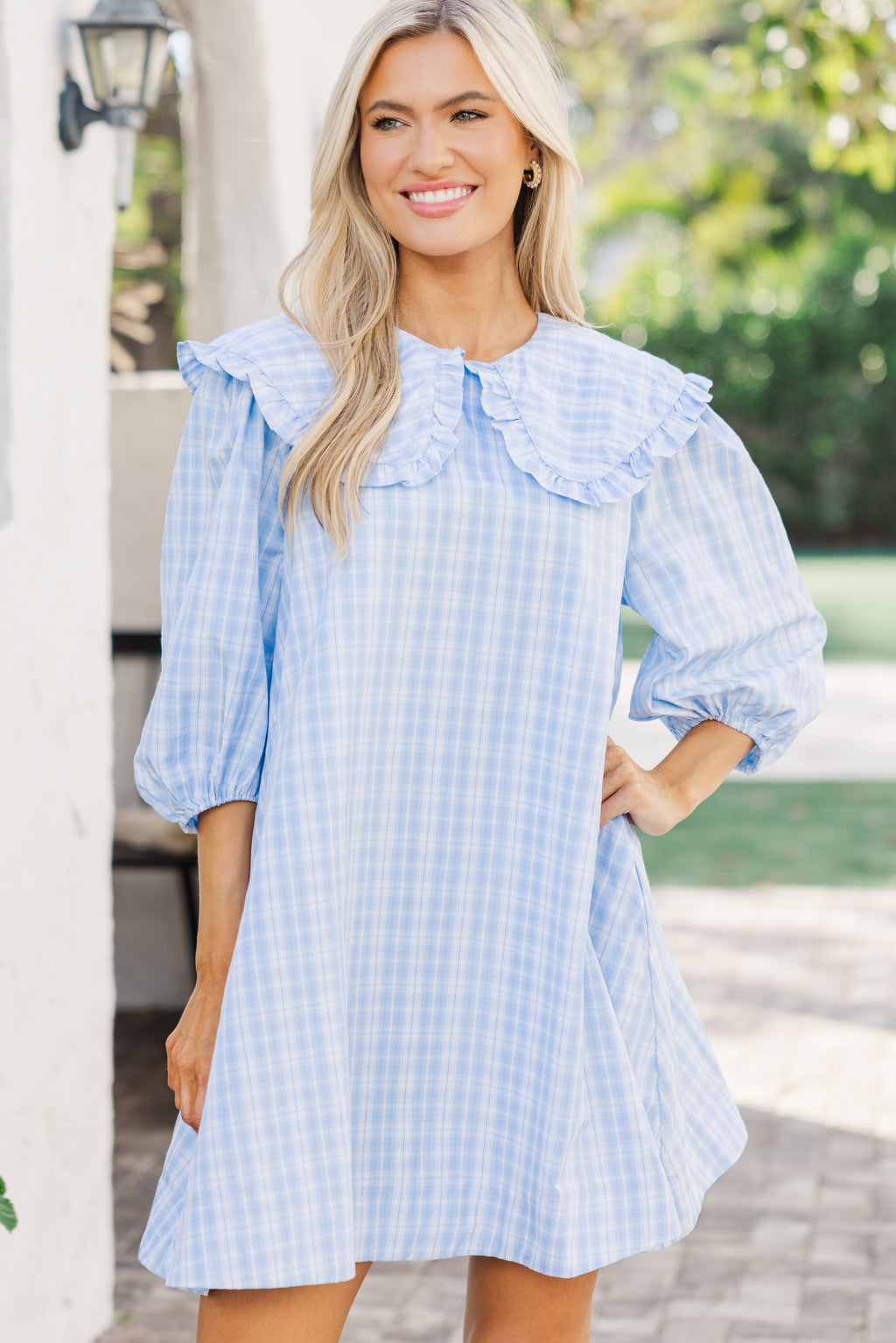 blue gingham dress ladies The Caring Light Color:Flame Leaf parent:clarissa-corset-dress Gingham%20Corset%20A%20Line%20Midi%20Dress%20Blue%0D%0ADESIGN%3A%0D%0A%0D%0AColor%3A%20Blue%0D%0AV 💚🗡️✨ Golden light on