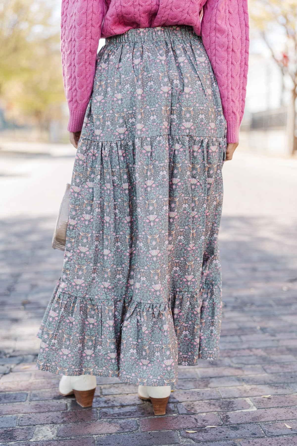 Mサイズ Mel gather skirt brown andmary Mel gather skirt andmary ブラウンM Mel gather skirt brown