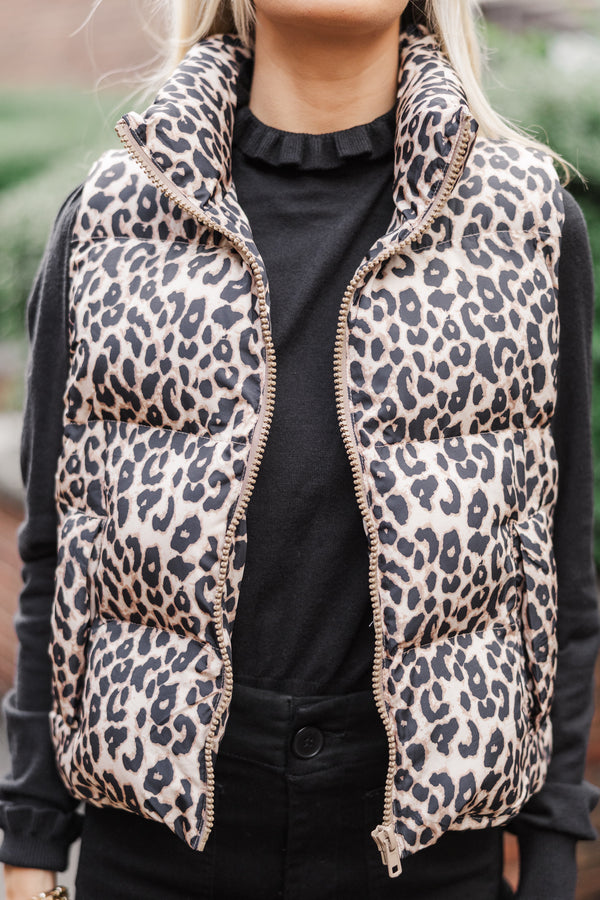 Wild Side Of Life Brown Leopard Jacket