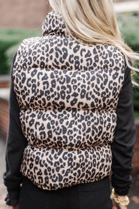 Wild Side Of Life Brown Leopard Jacket