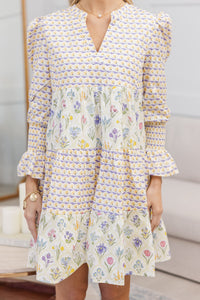 NURSING COLLECTION: In Your Happy Place Yellow Floral Dress