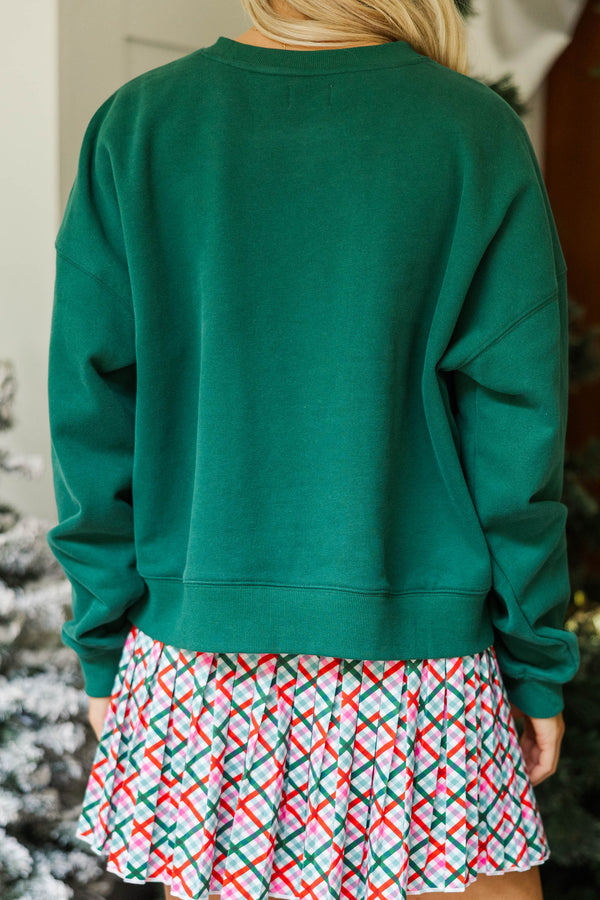 Merry Everything Emerald Graphic Sweatshirt