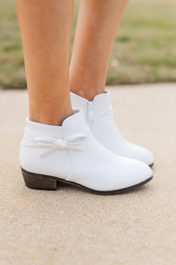 Girls: The Jenna White Booties