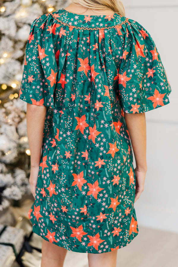 Just A Theory Emerald Floral Dress Shop the Mint Just A Theory Emerald Floral Dress Shop the Mint