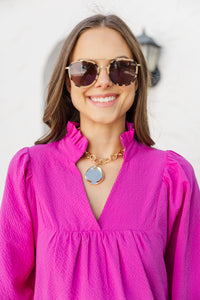 Out For The Day Gold Necklace