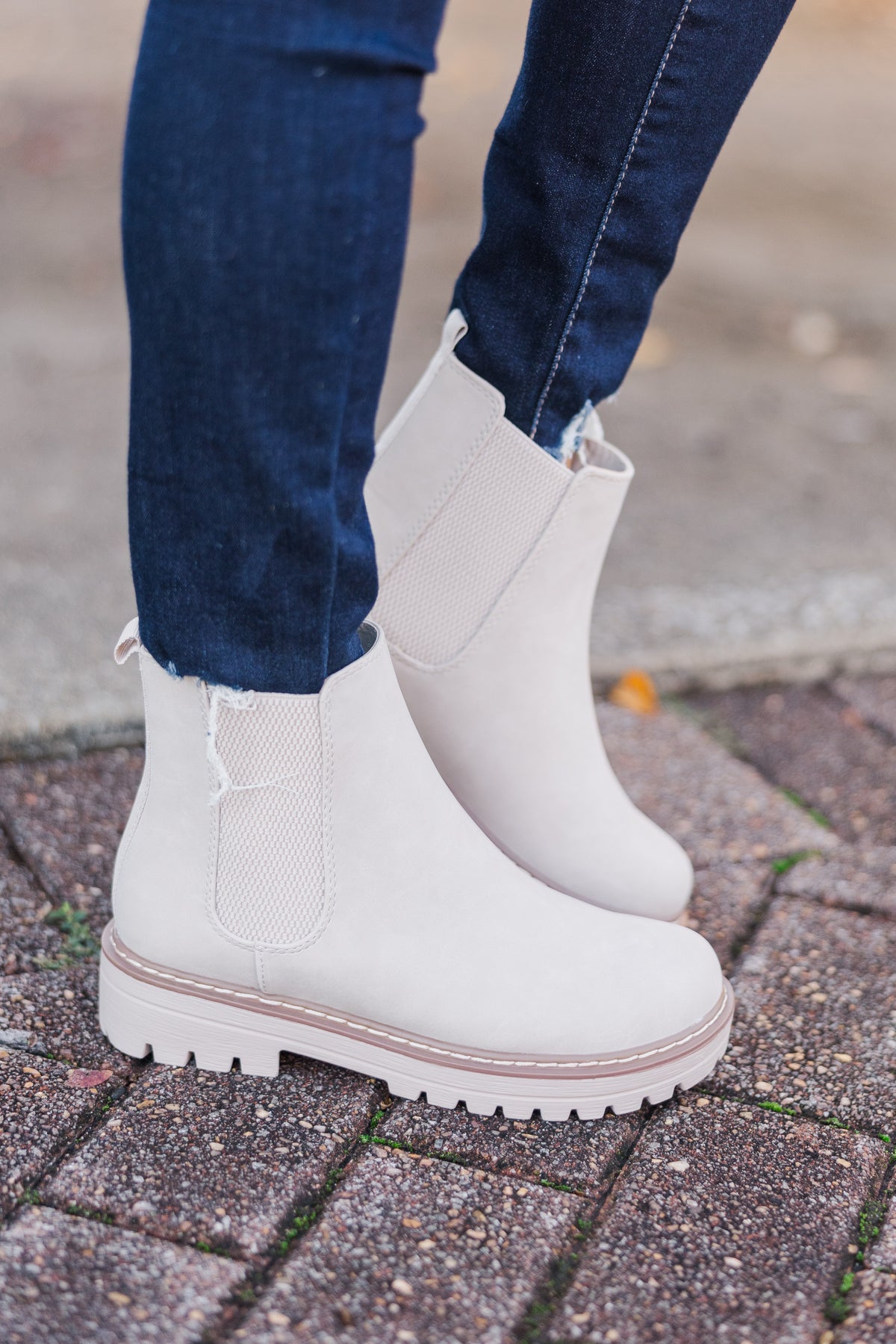 Sand Color Booties Remember You Well Sand Booties – Shop the Mint