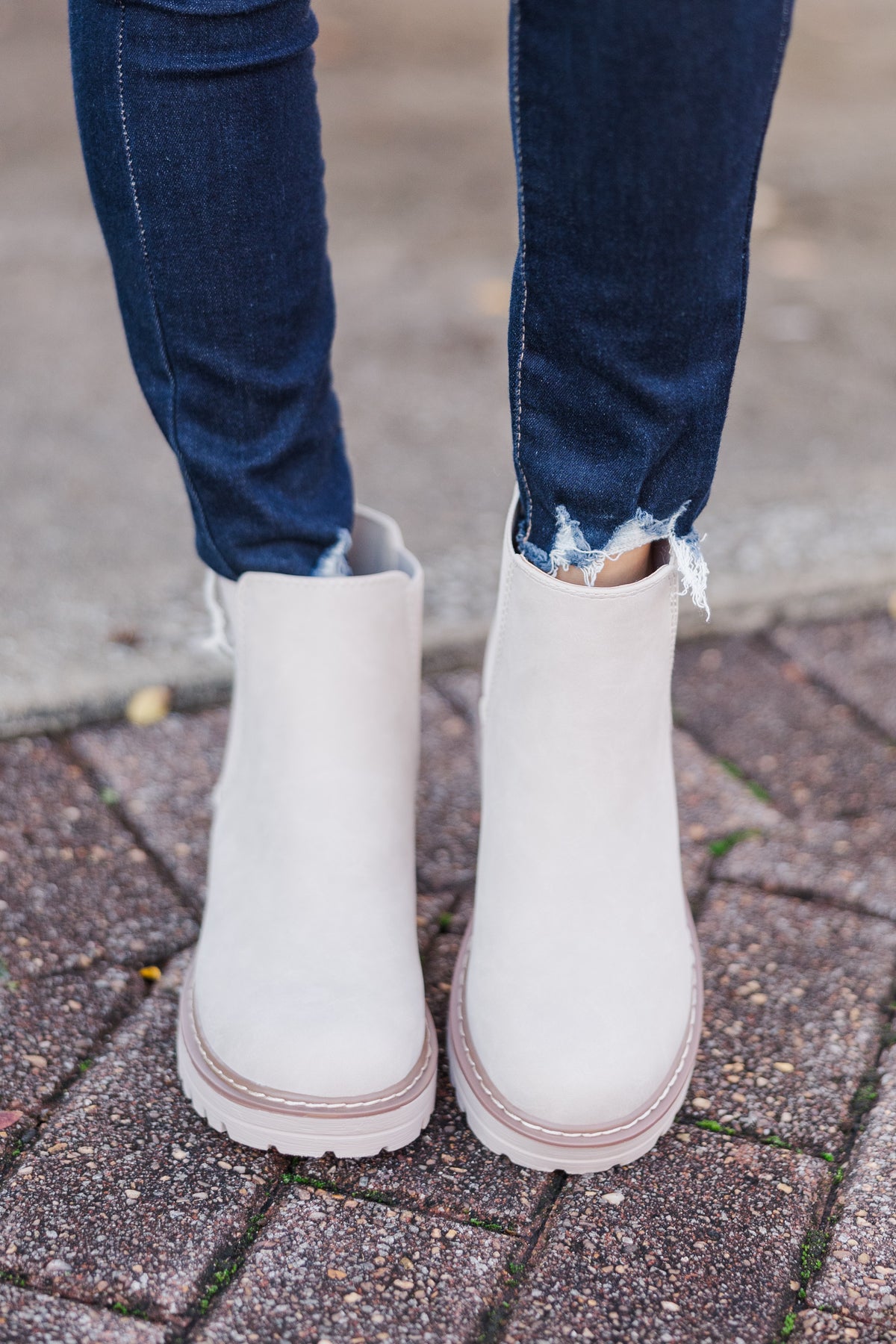 Sand Color Booties Remember You Well Sand Booties – Shop the Mint