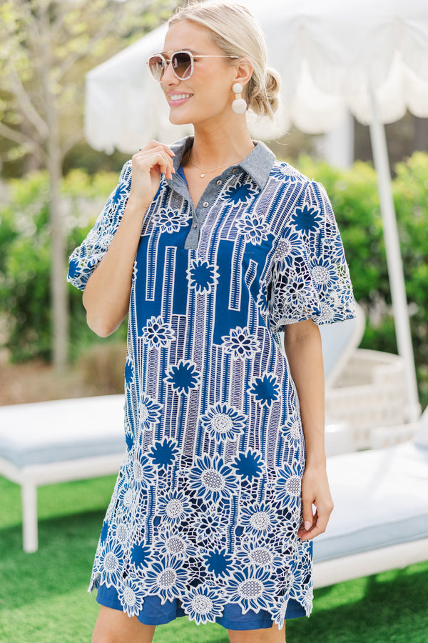 embroidered sun dress Dreaming Of Summer Embroidered Dress In White