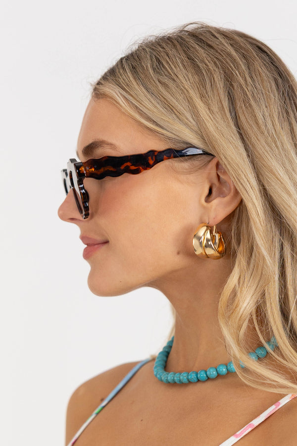 It's Your Day Brown Sunglasses