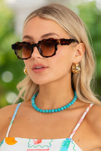 It's Your Day Brown Sunglasses