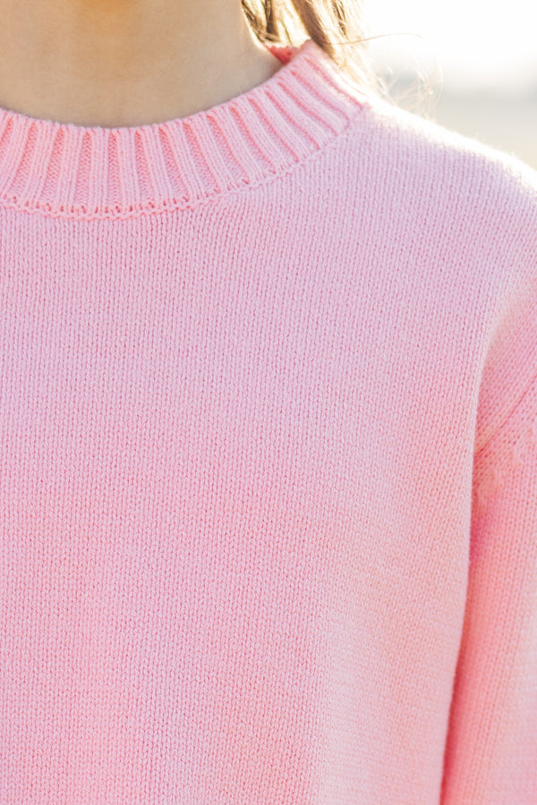 Girls: The Lucy Pink Sweater