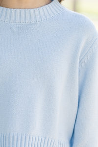 Girls: The Lucy Light Blue Sweater