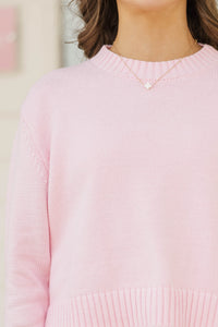 Girls: The Lucy Blush Sweater