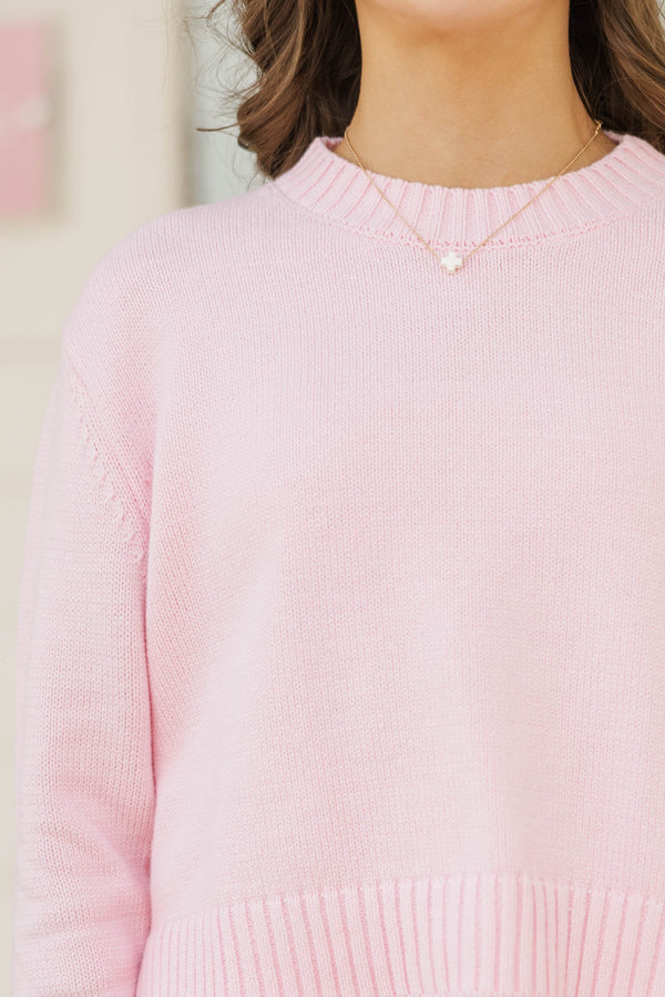 Girls: The Lucy Blush Sweater
