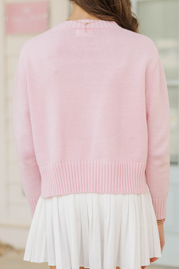 Girls: The Lucy Blush Sweater