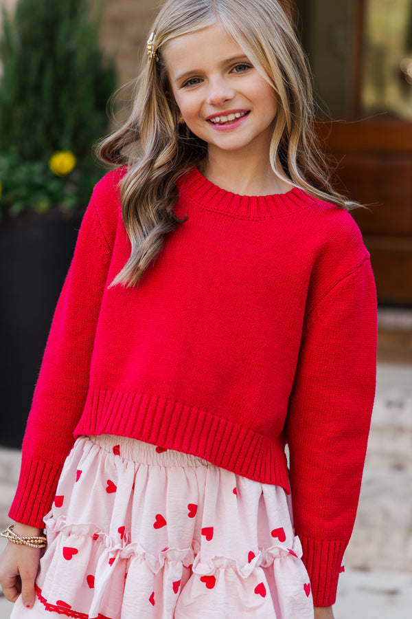 Girls: The Lucy Red Sweater