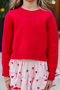 Girls: The Lucy Red Sweater