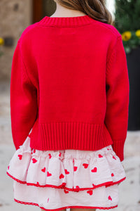 Girls: The Lucy Red Sweater