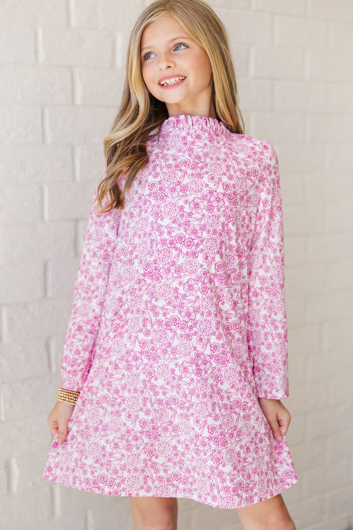 Isit Pink Girls: This Is It Pink Floral Swing Dress – Shop the Mint