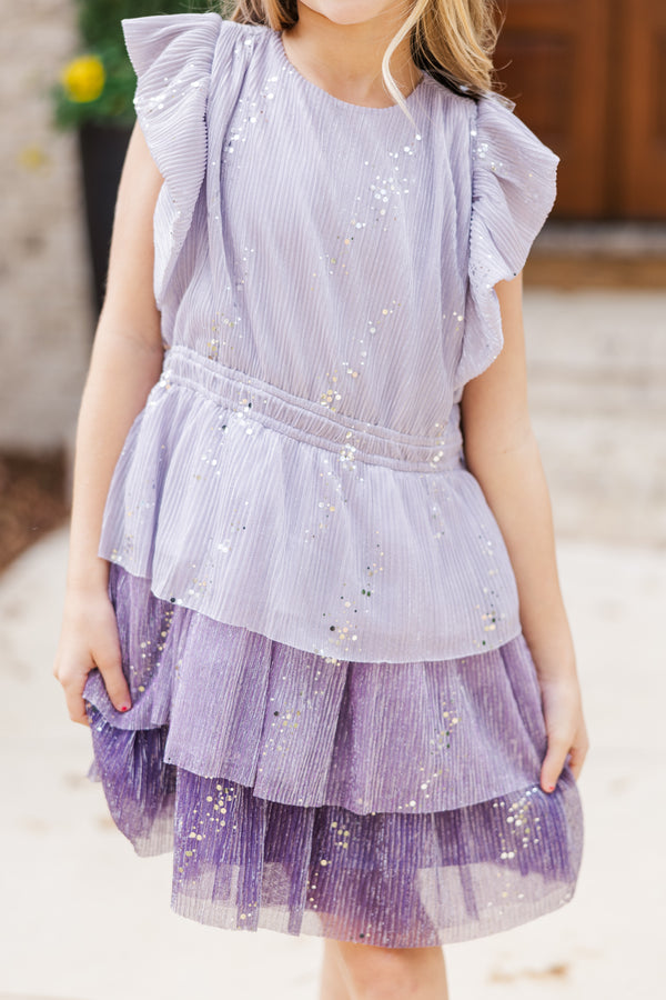 Girls: Find Yourself Purple Tulle Dress