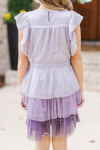 Girls: Find Yourself Purple Tulle Dress