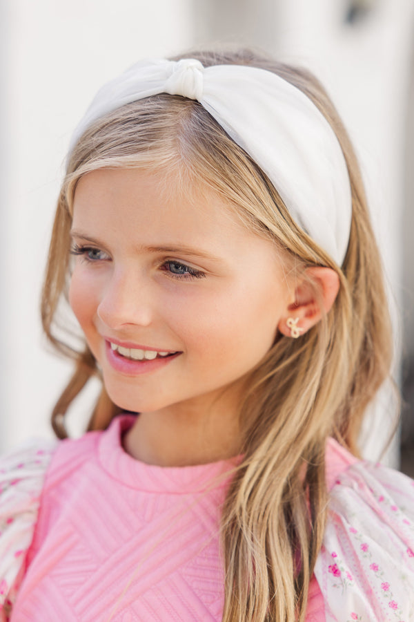 Girls: The Millie Cream Tulle Headband