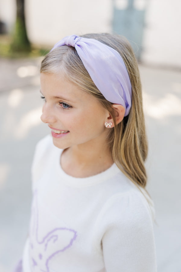 Girls: The Millie Lavender Tulle Headband